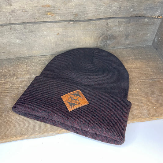 Planks Cork Patch Beanies - Blackout Maroon