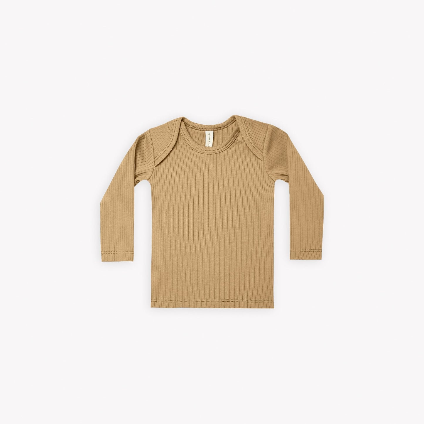 Ribbed Long Sleeve Lap Tee - Honey