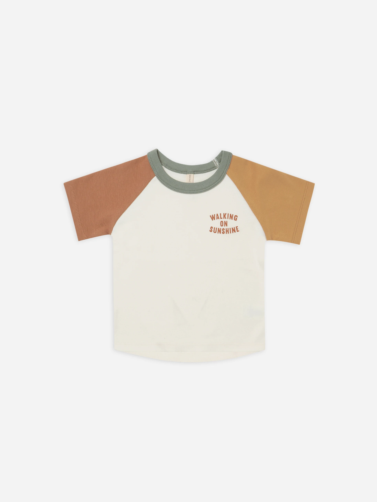 Raglan Tee - Ivory Colour Block