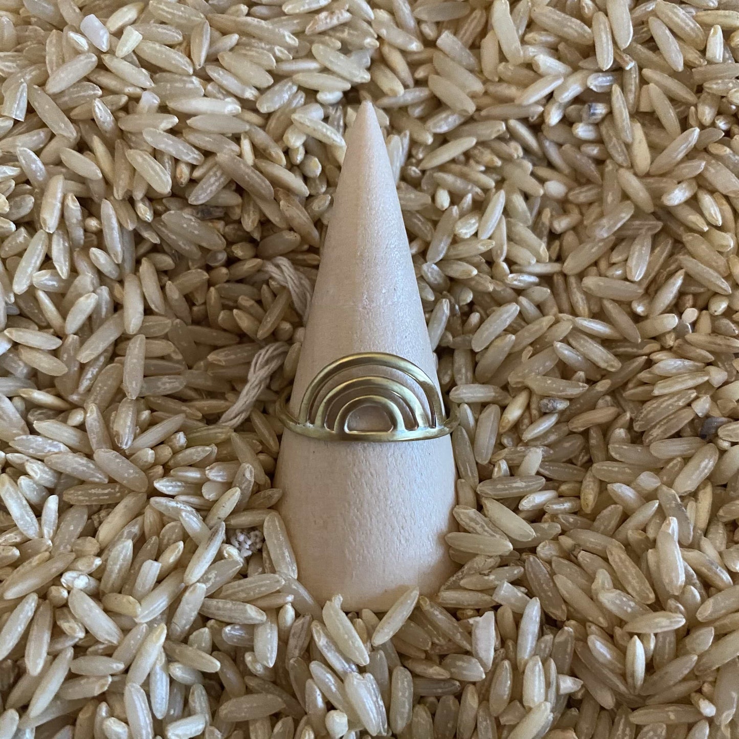 Rainbow Brass Ring