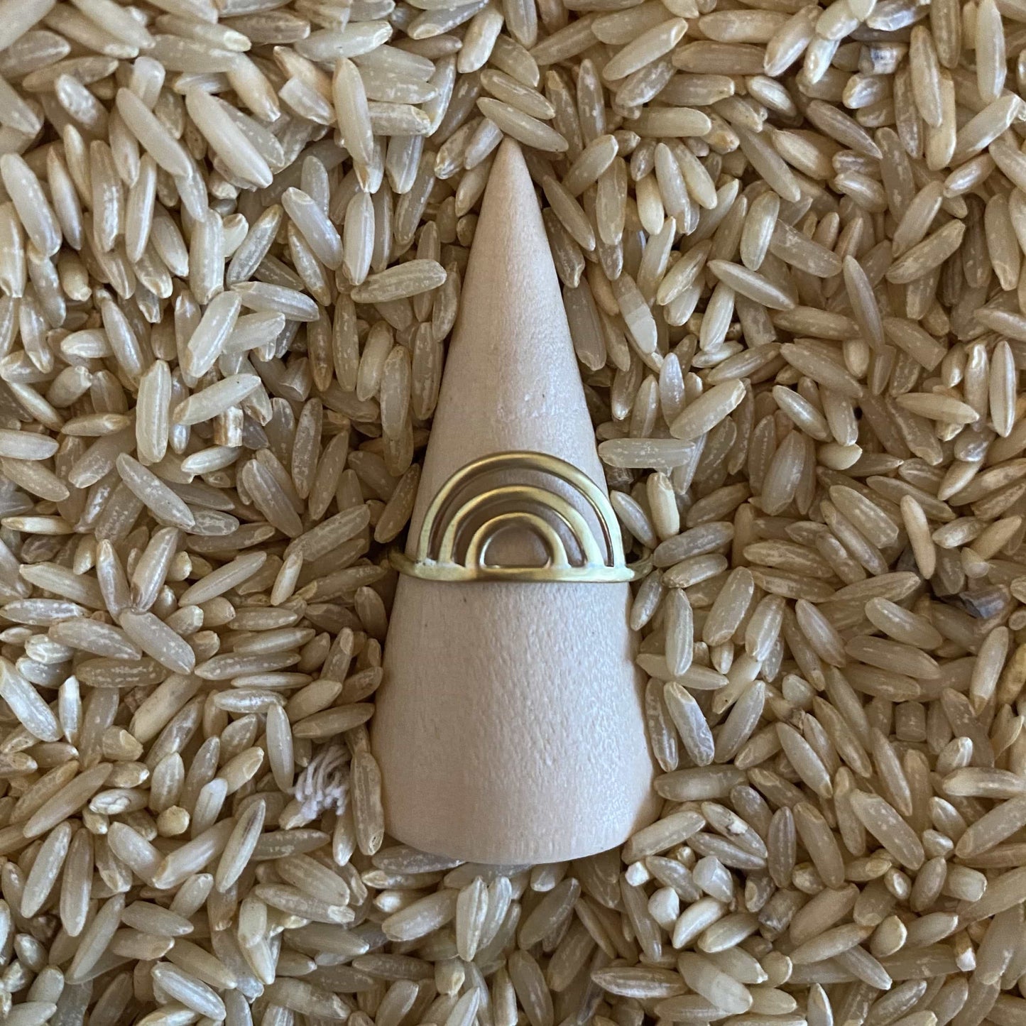Rainbow Brass Ring