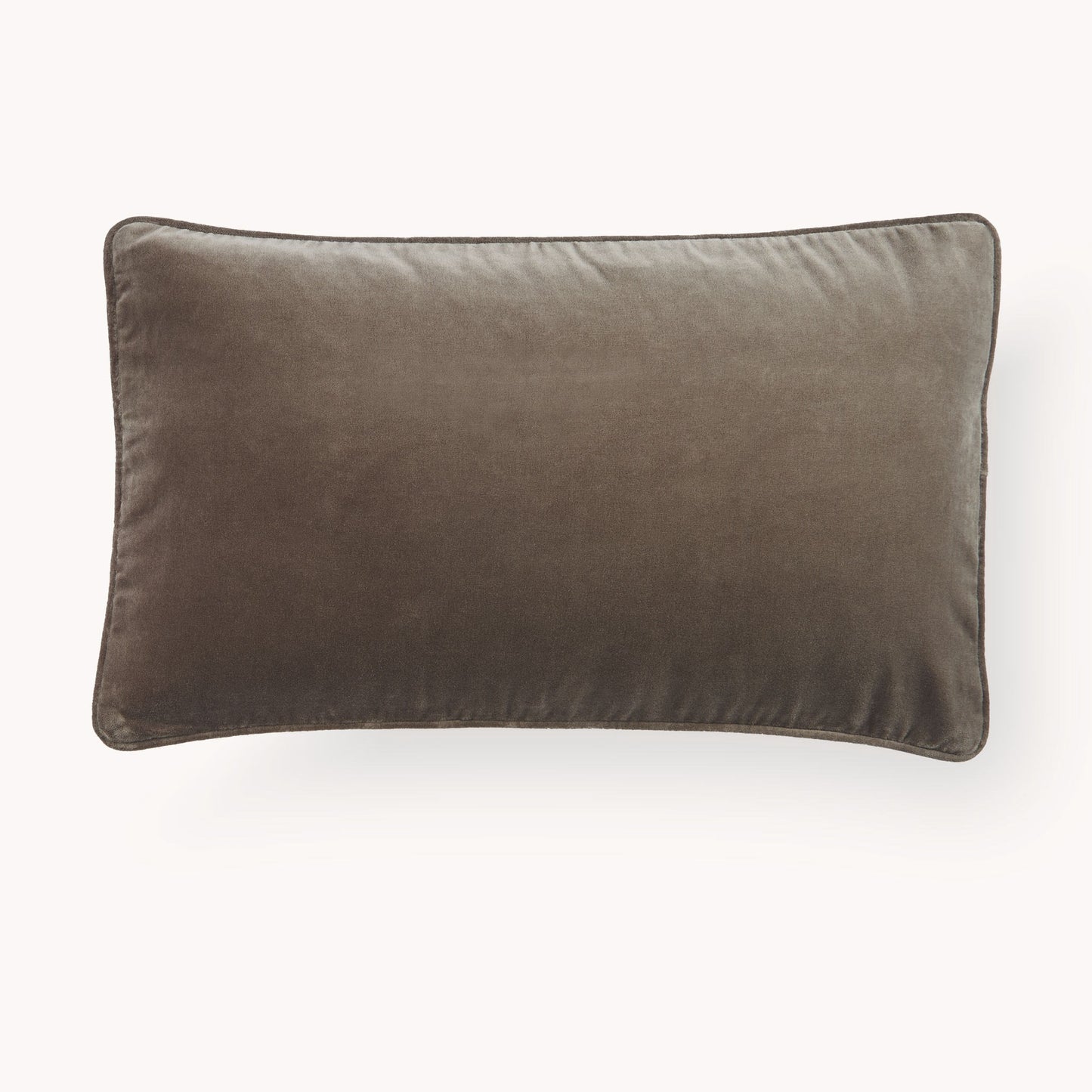 Rectangle Velvet Cushion - Truffle