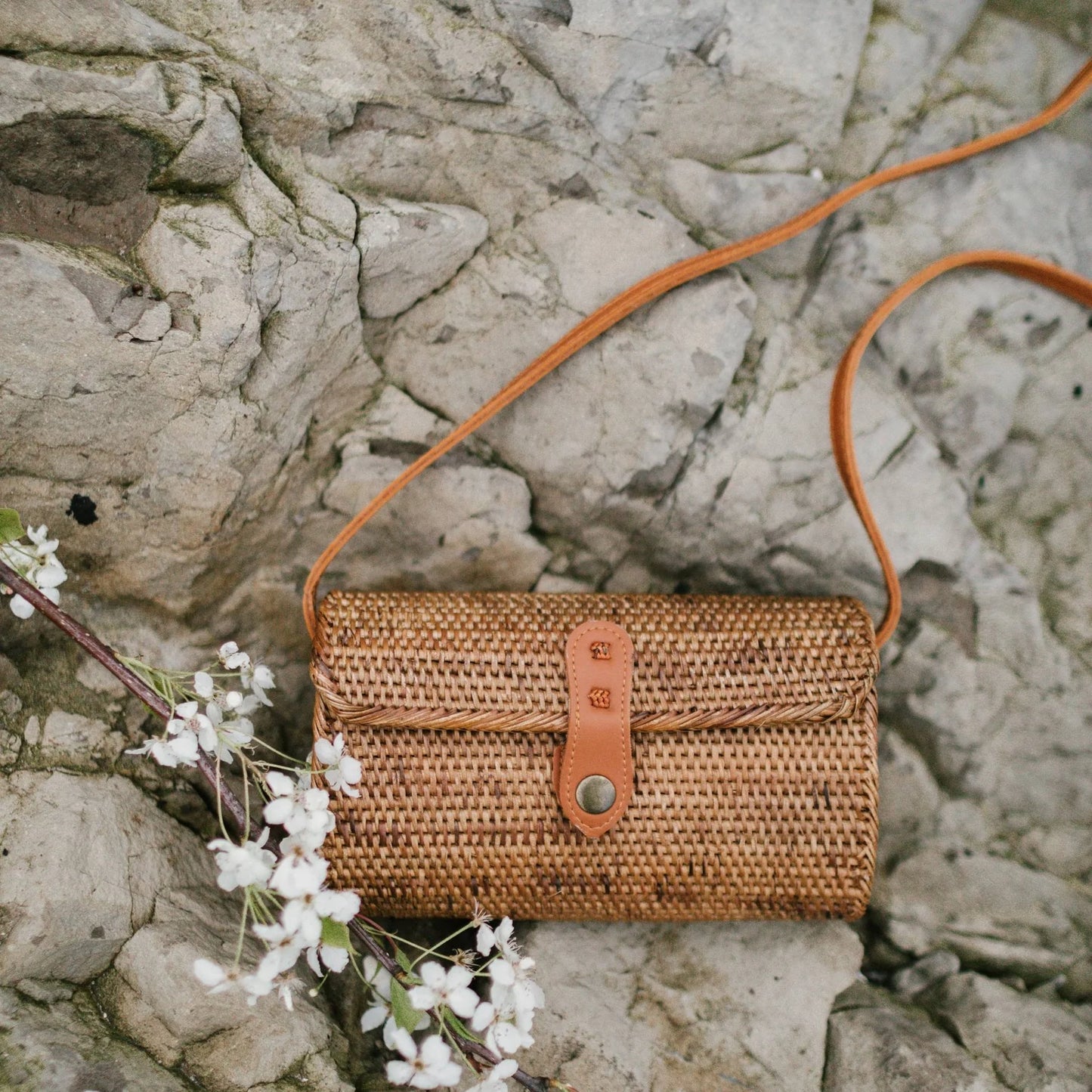 Rectangle Bali Bag - Caramel