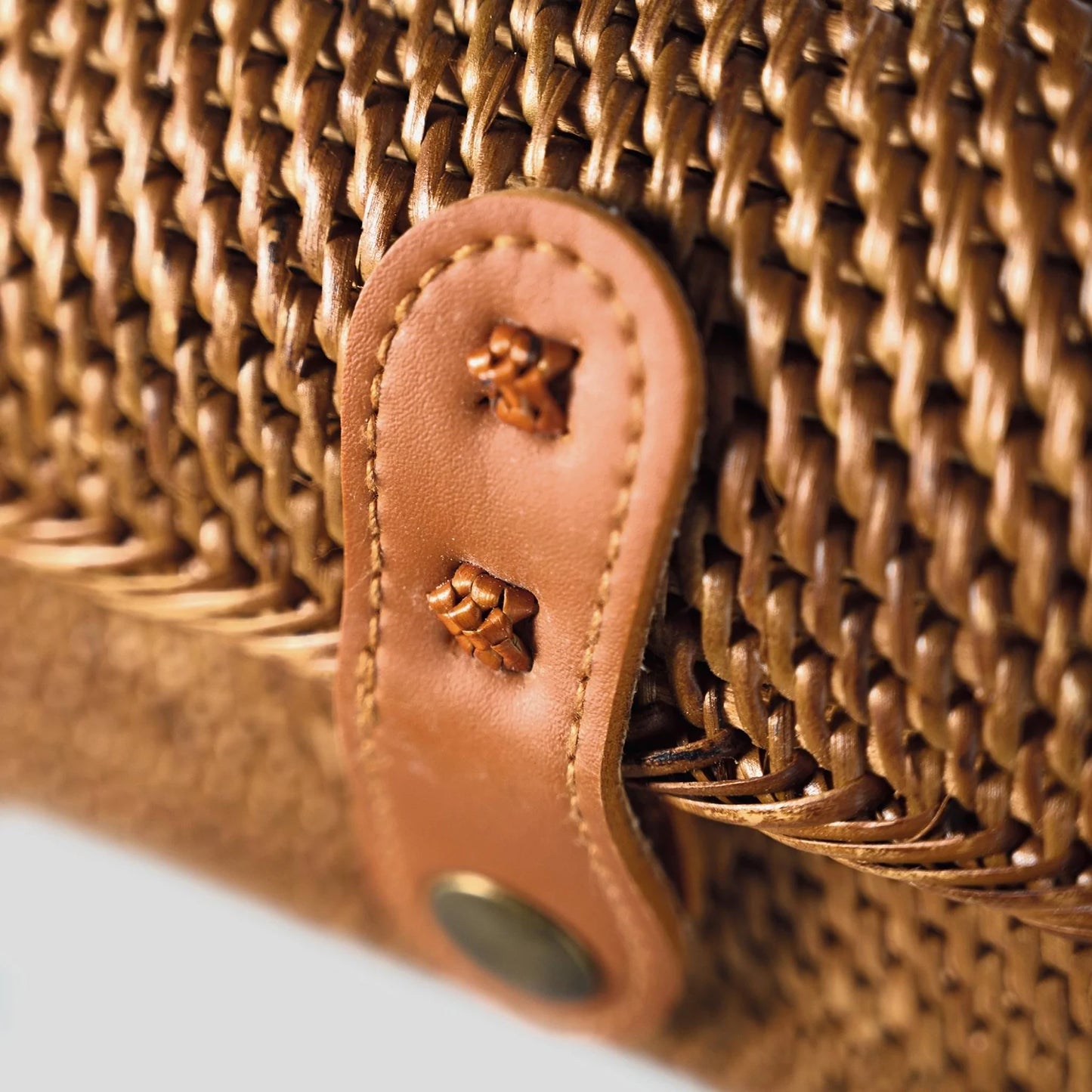 Rectangle Bali Bag - Caramel