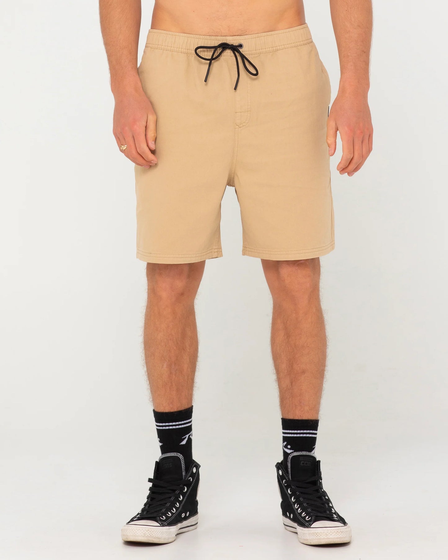 Rusty Manilla Folder 19 Elastic Short - Light Fennel