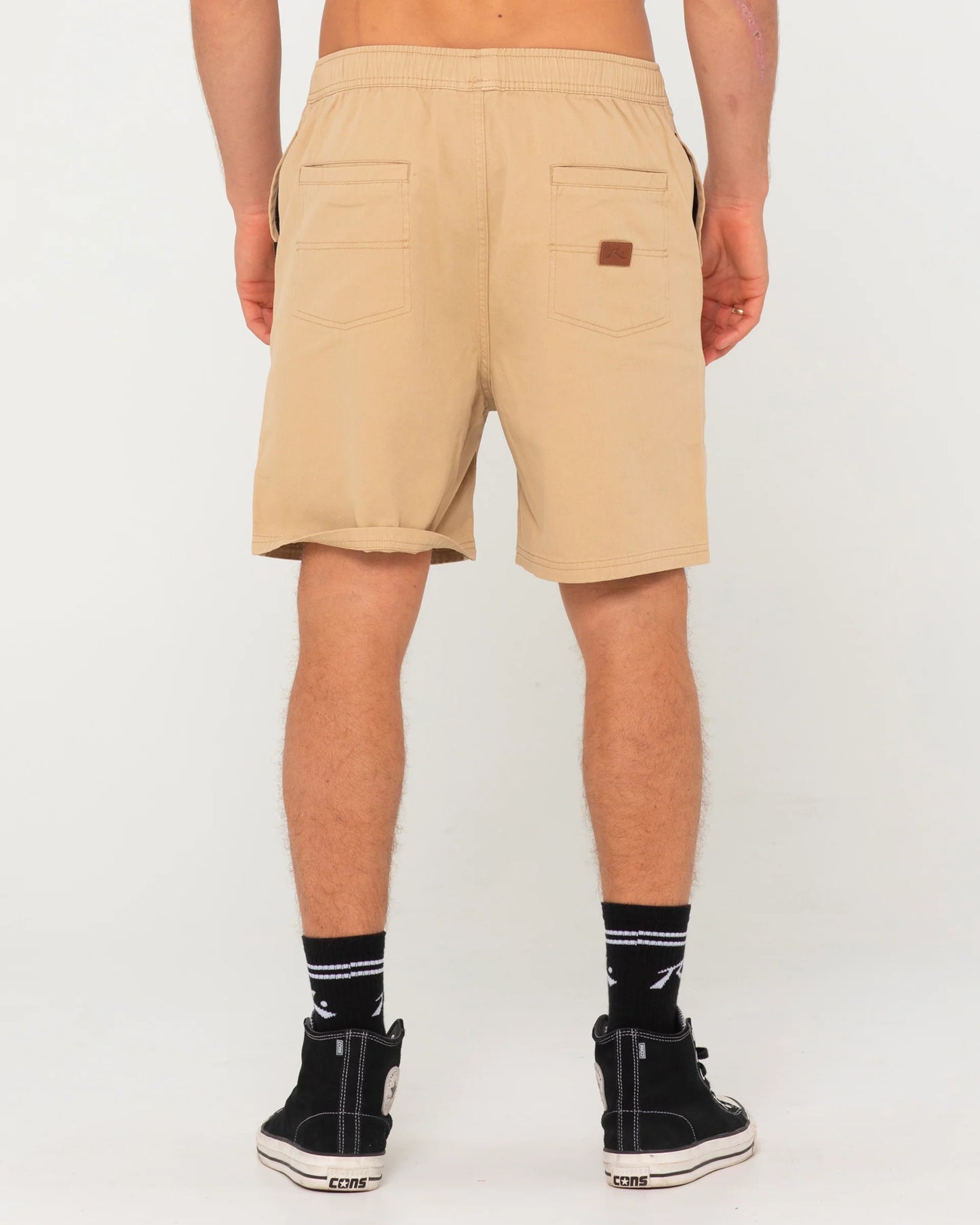 Rusty Manilla Folder 19 Elastic Short - Light Fennel