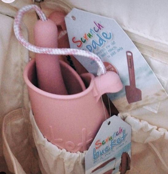 Scrunch Bucket and Spade Set - Blush