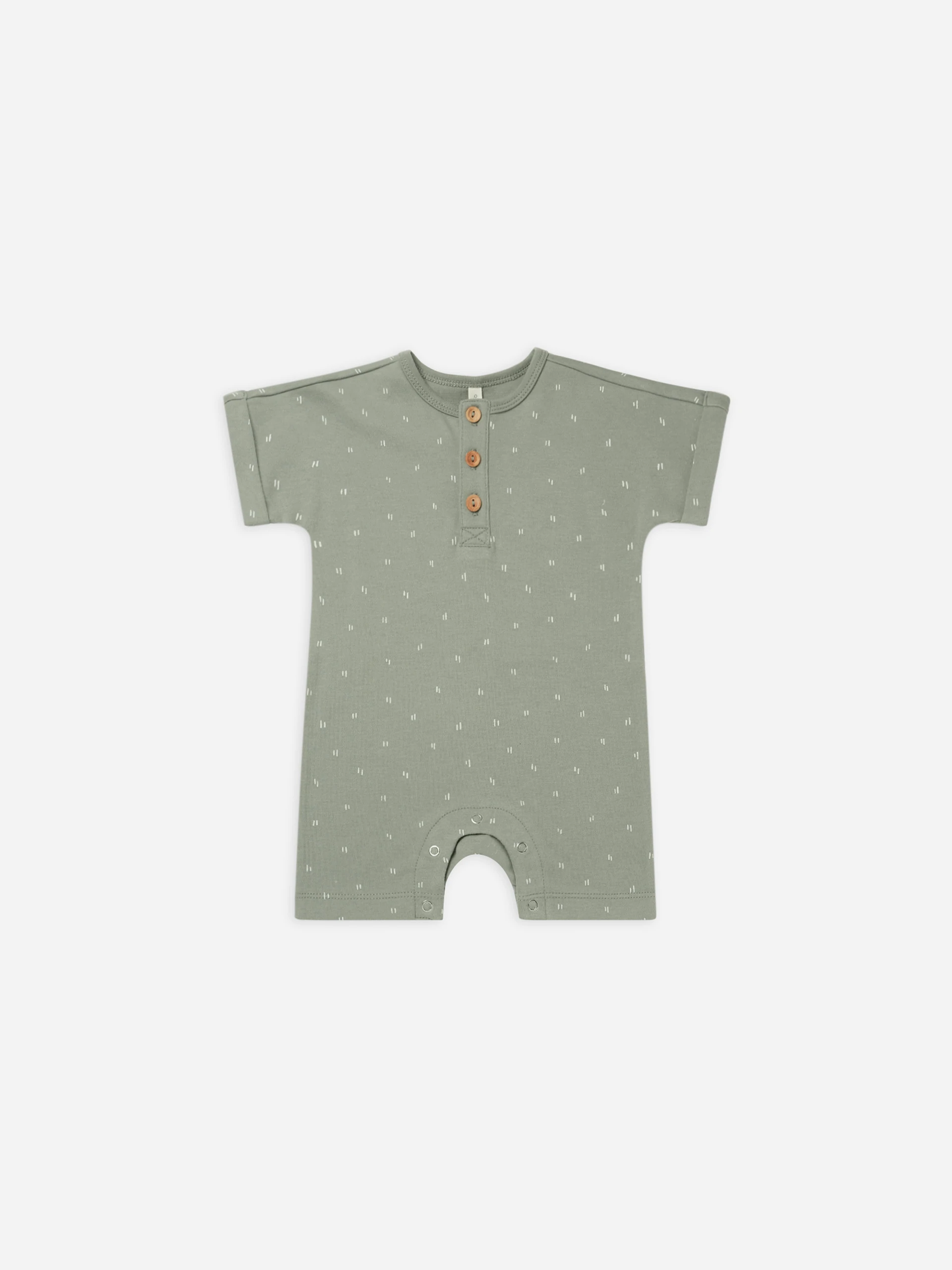 Short Sleeve Romper - Spruce