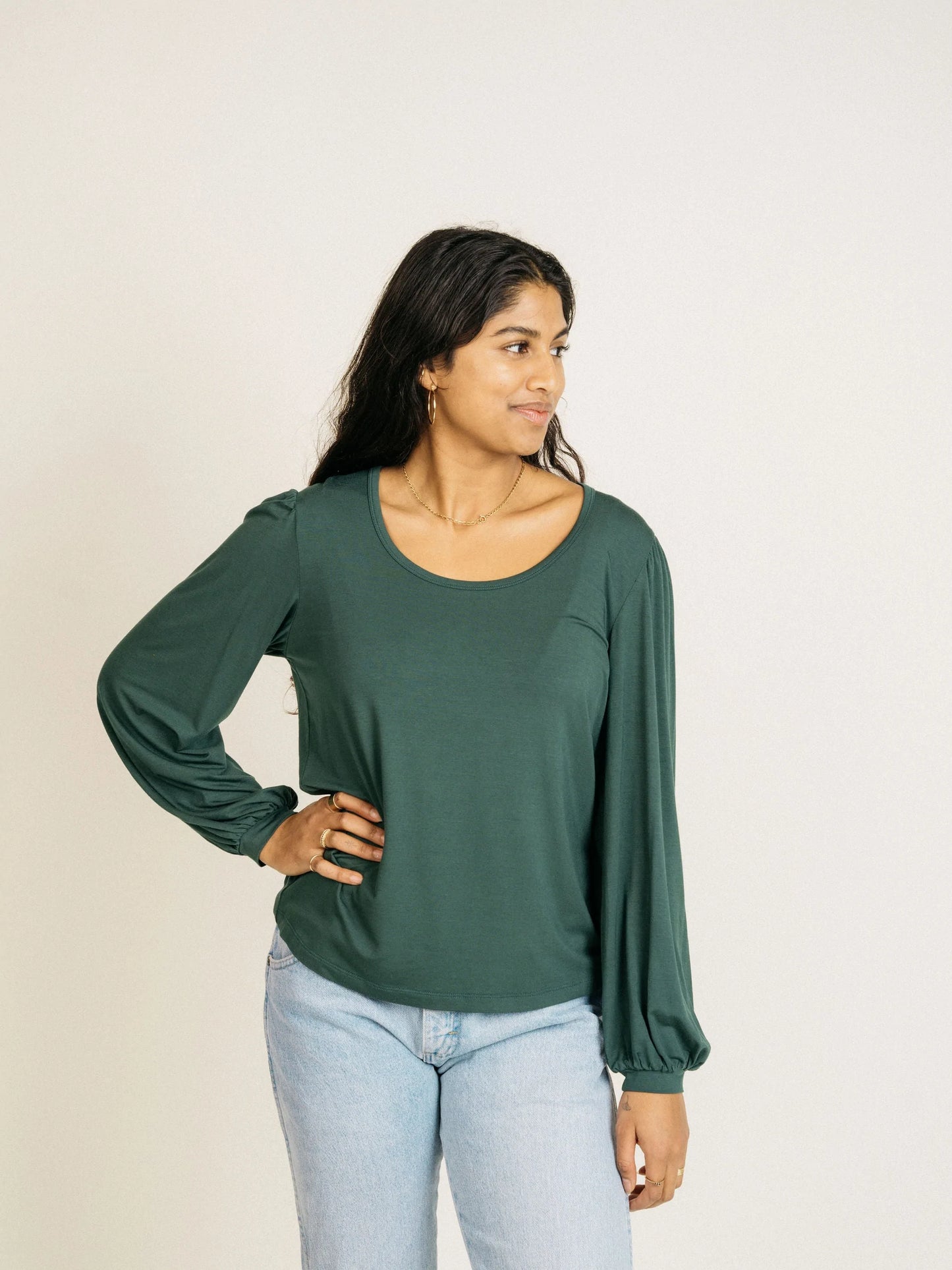 Sol Tee - Blue Pine