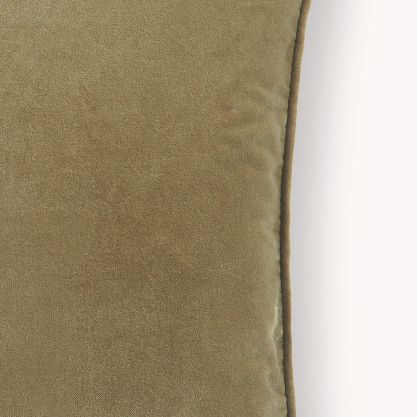 Square Velvet Cushion - Oregano