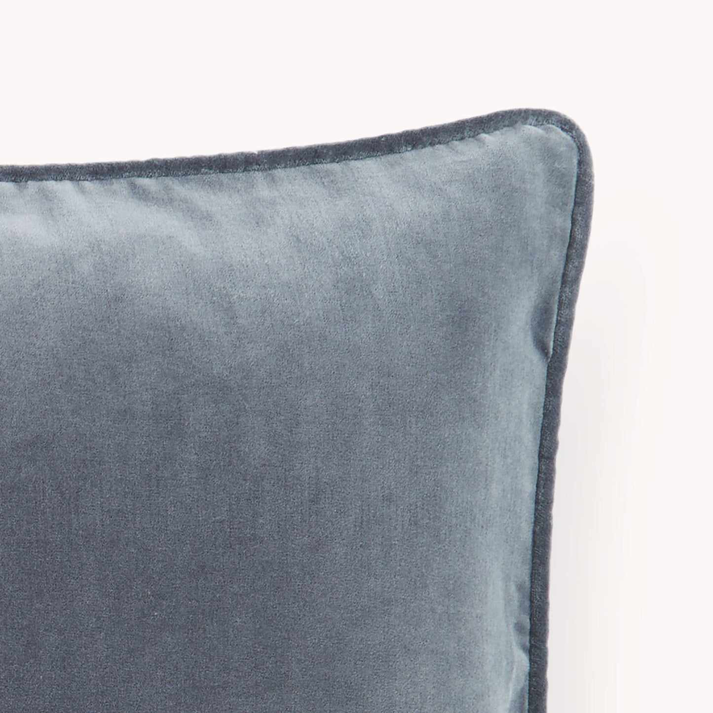 Square Velvet Cushion - Pepper