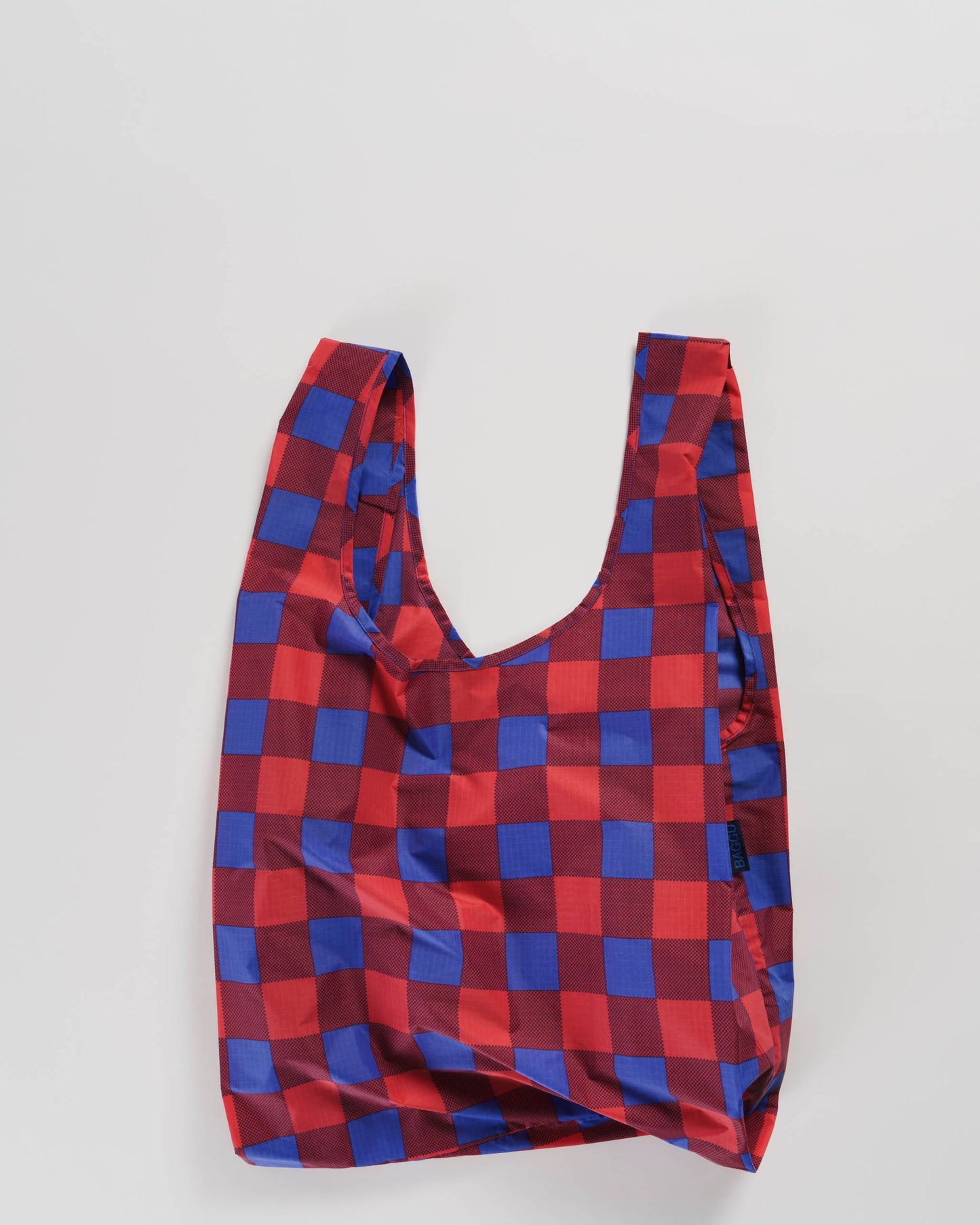 Standard Baggu Reusable Bag - Blue Red Buffalo Check