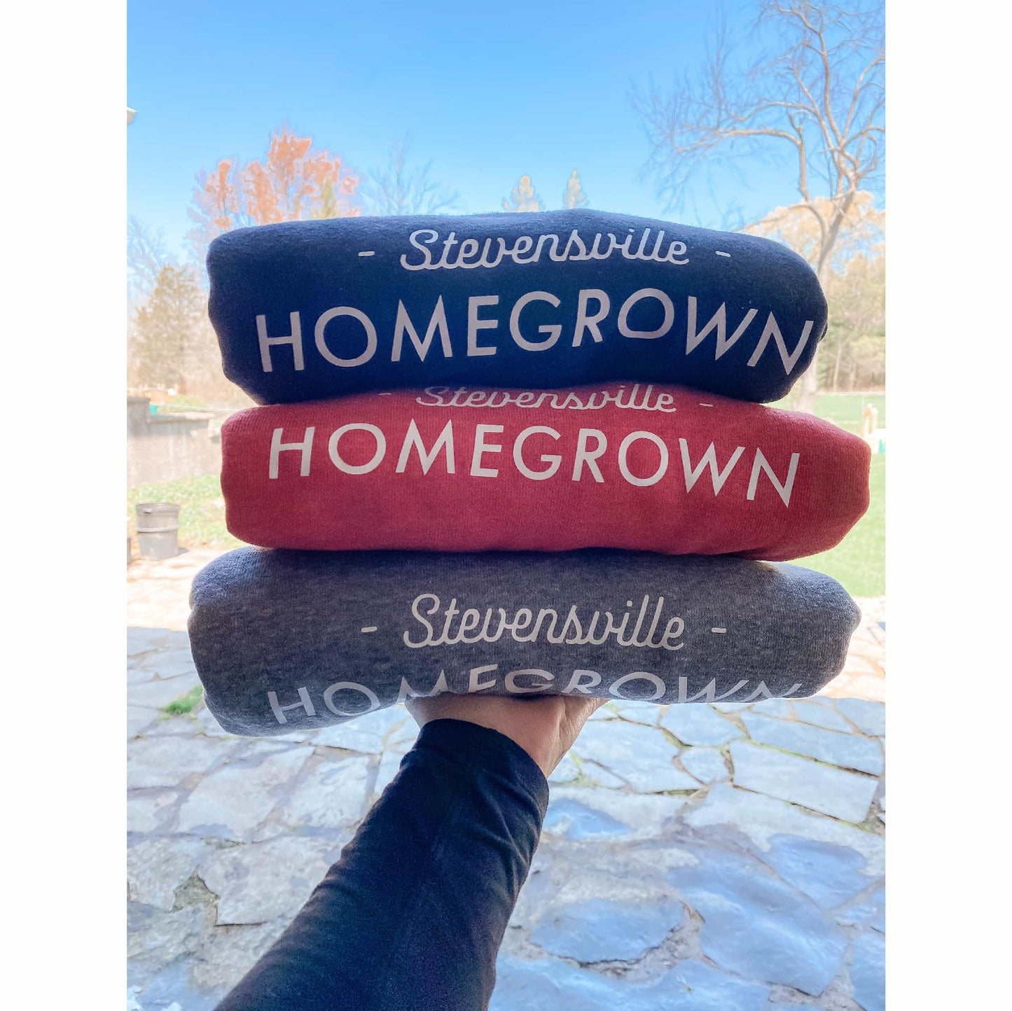 Stevensville Homegrown Eco Fleece Crew (7 Colours)