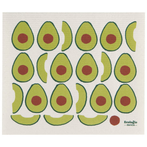 Swedish Cloth Dry Mat - Avocados
