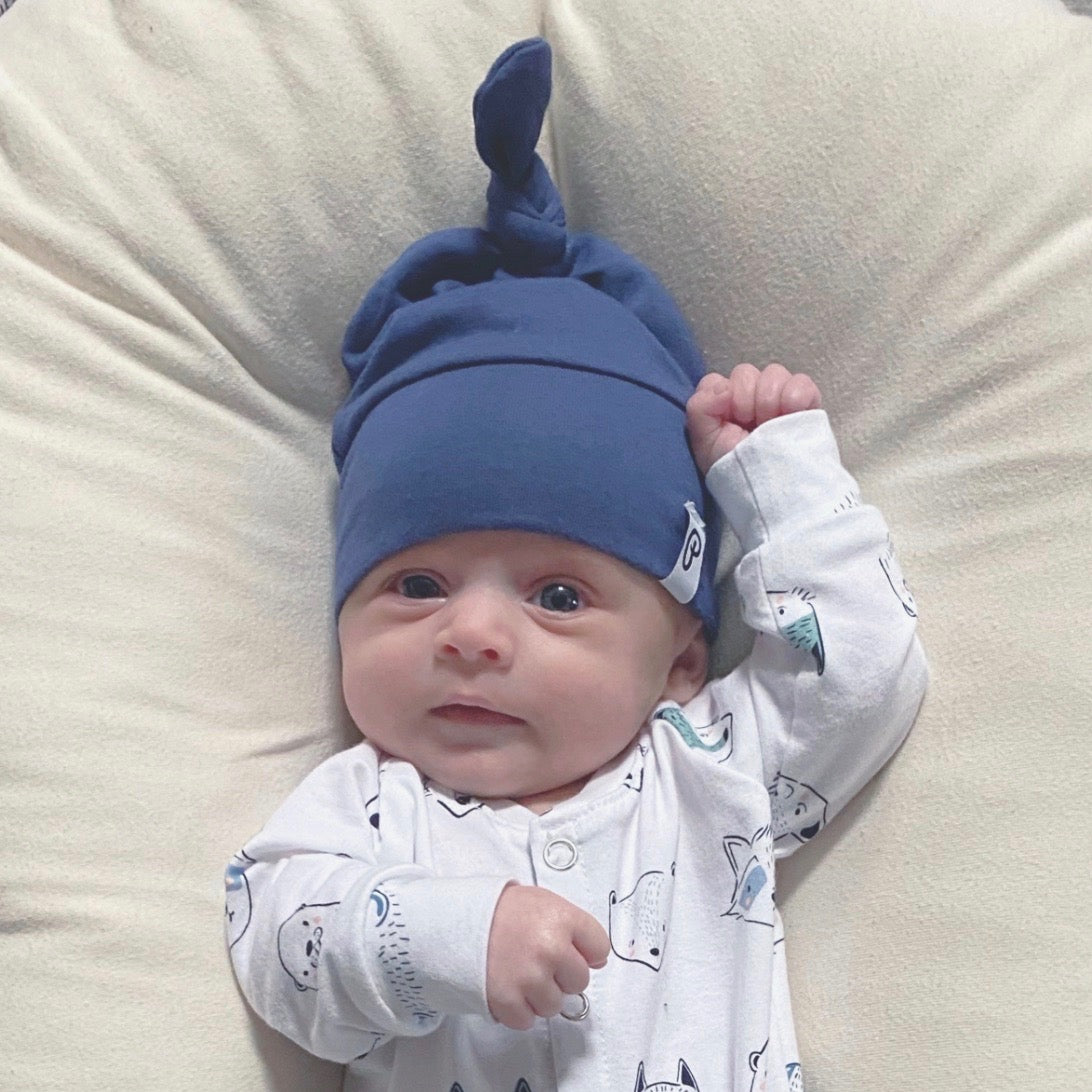 Baby Bamboo Tie Hat