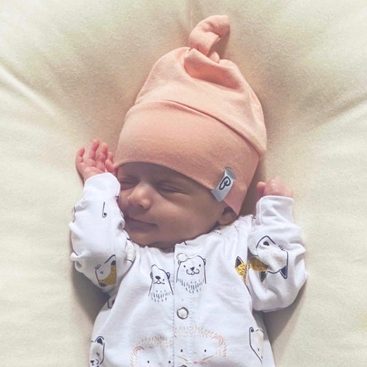Baby Bamboo Tie Hat