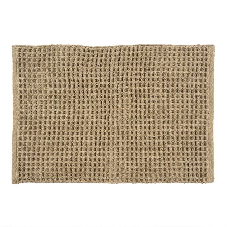 Waffle Weave Bath Mat - Taupe