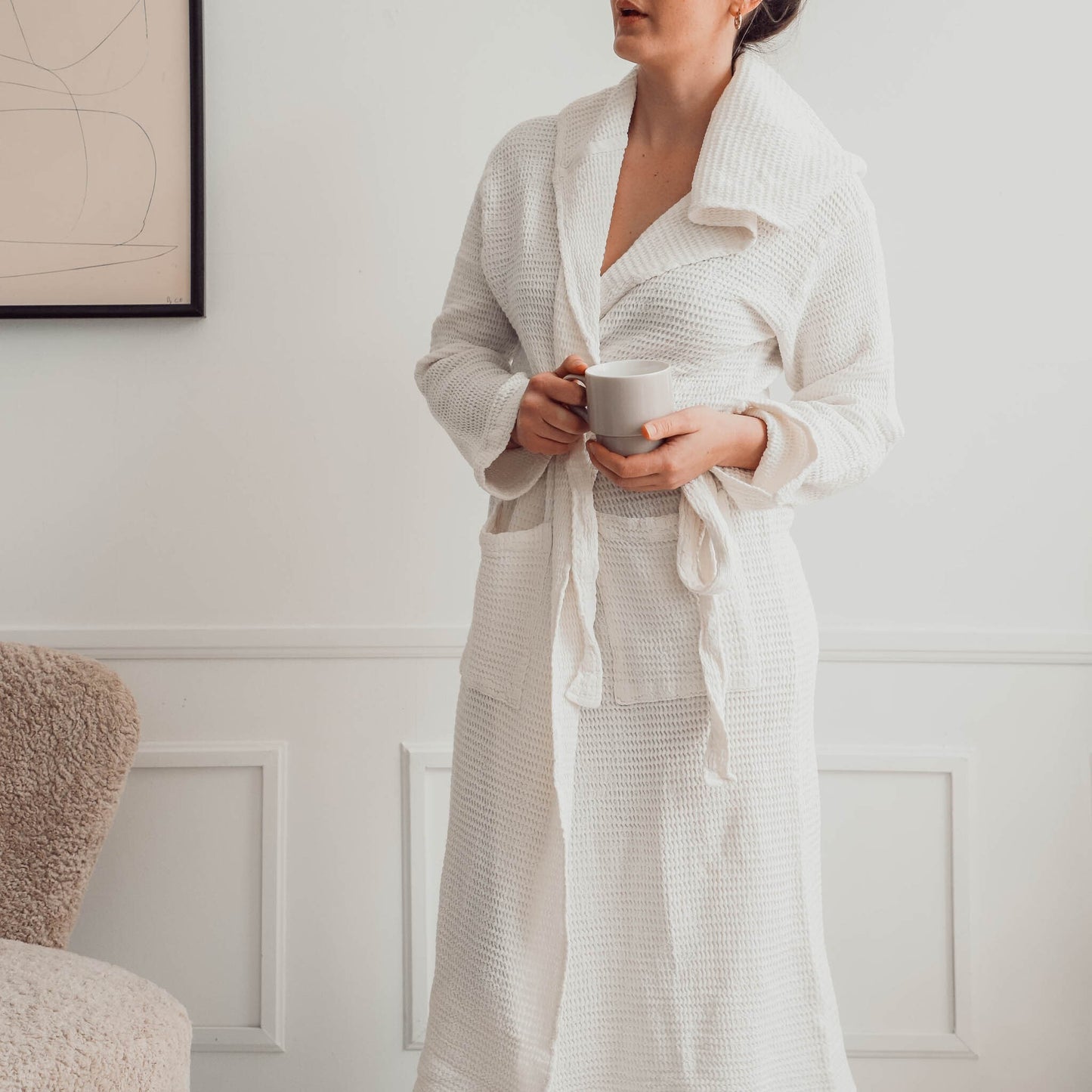 Wave Robe - White