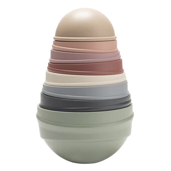 Wobbly Tower Pastel Rainbow