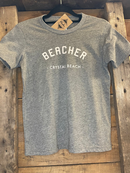 Youth Beacher Tee - Deep Heather Grey