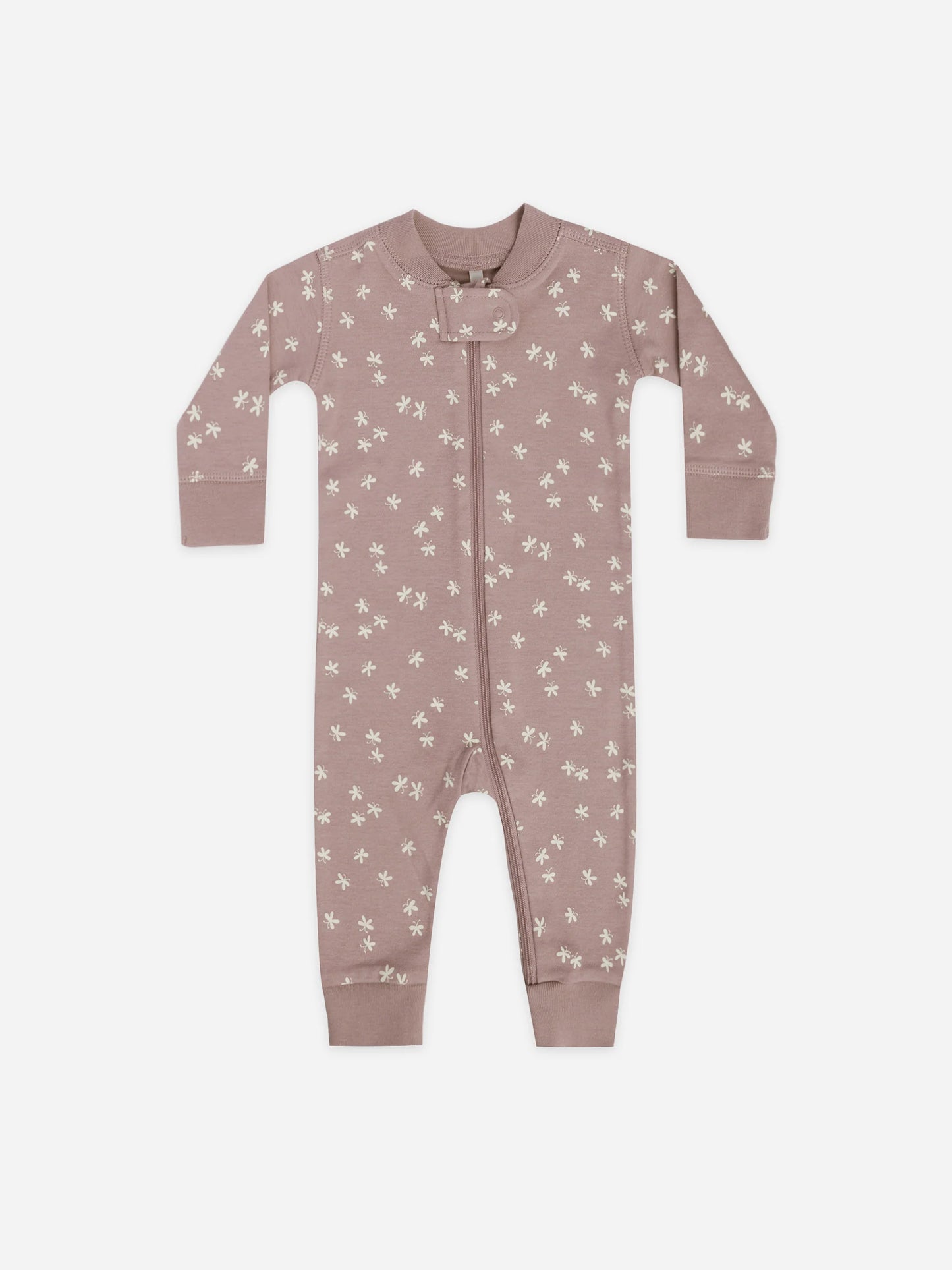 Zip Long Sleeve Sleeper - Butterflies
