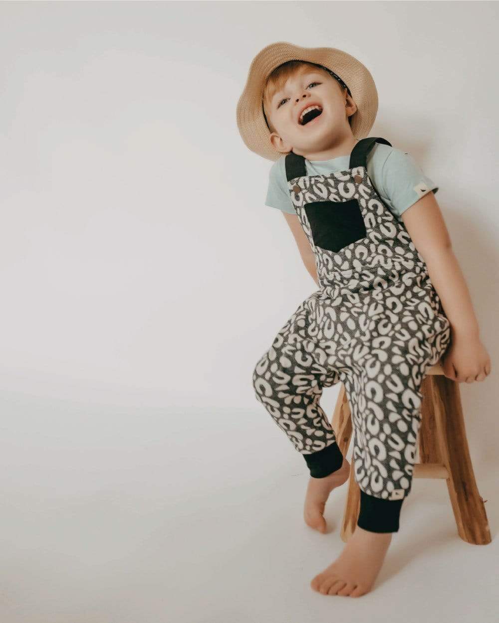 Animal Jaquard Dungaree