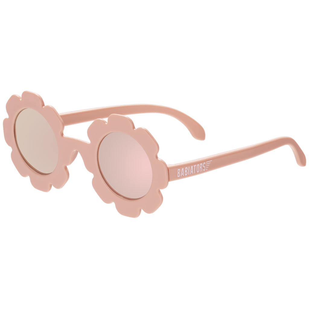 The Flower Child - Pink Flowers with Rose Gold Mirror Lenses