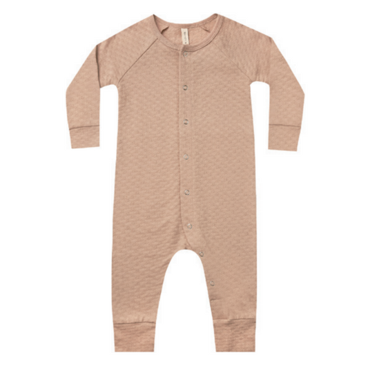 Pointelle Long John - Blush