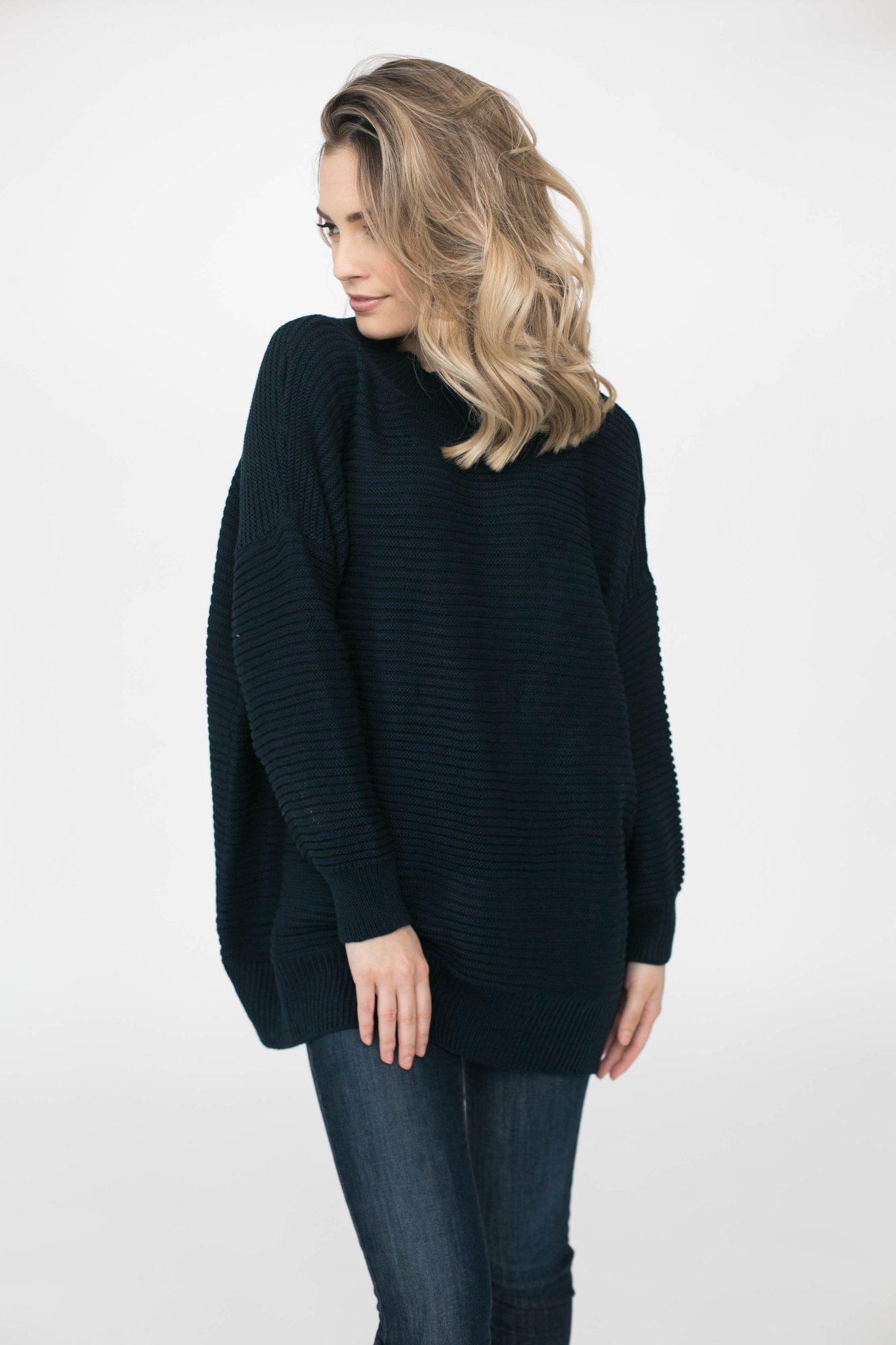Maya Sweater - Deep Navy