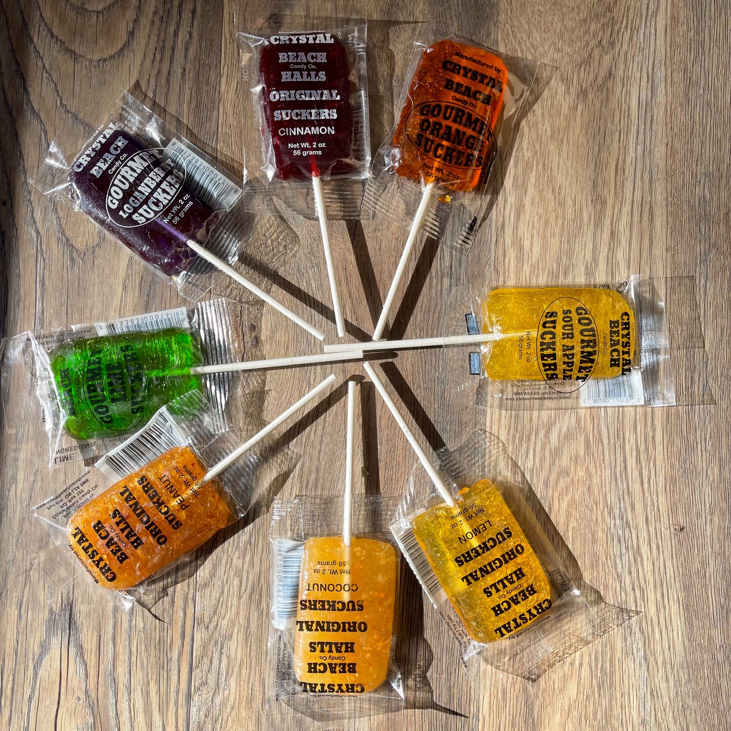 Hall's Original Crystal Beach Suckers