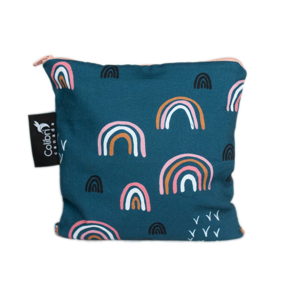 Large Reusable Snack Bag - Rainbows