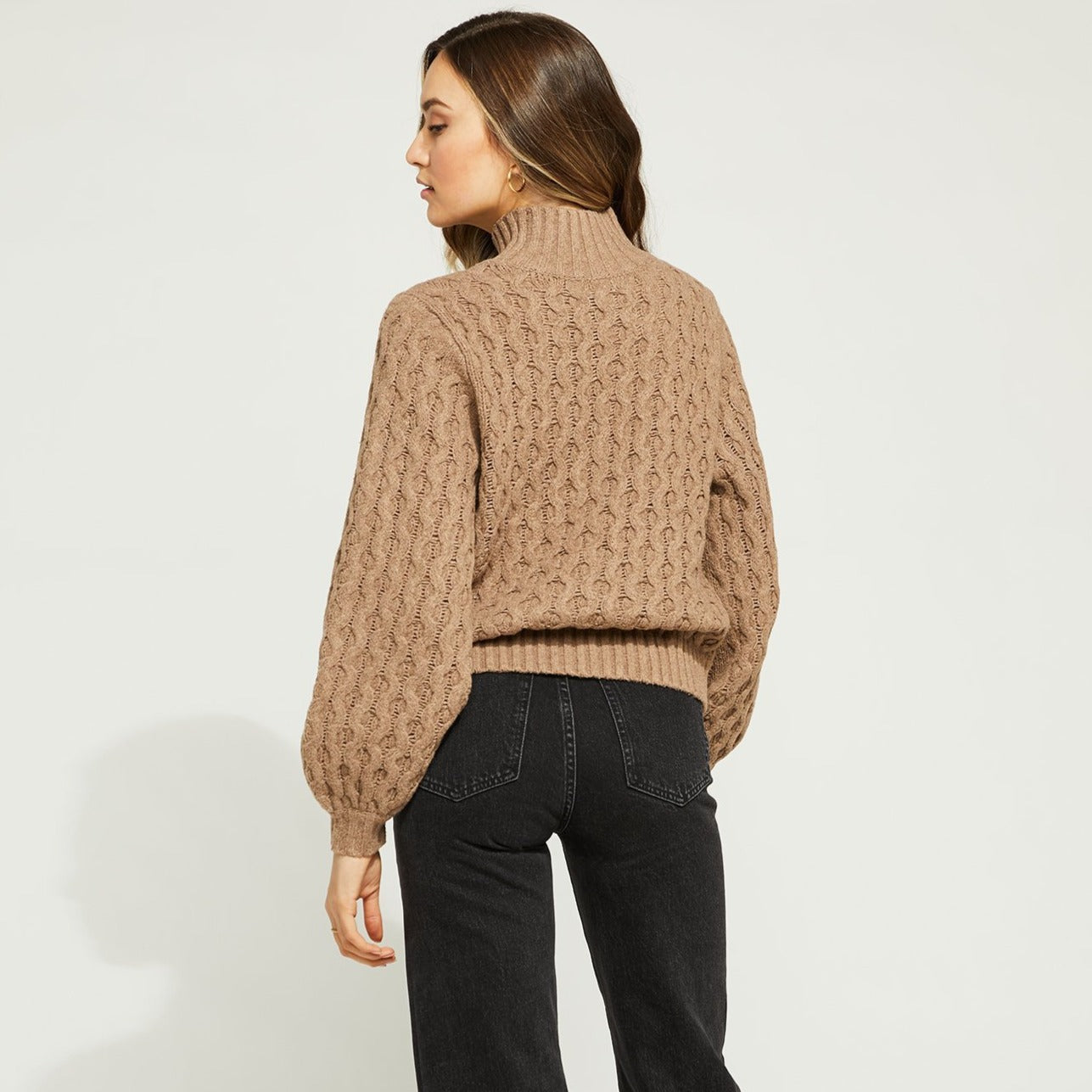 Renly Pullover Sweater - Heather Chestnut