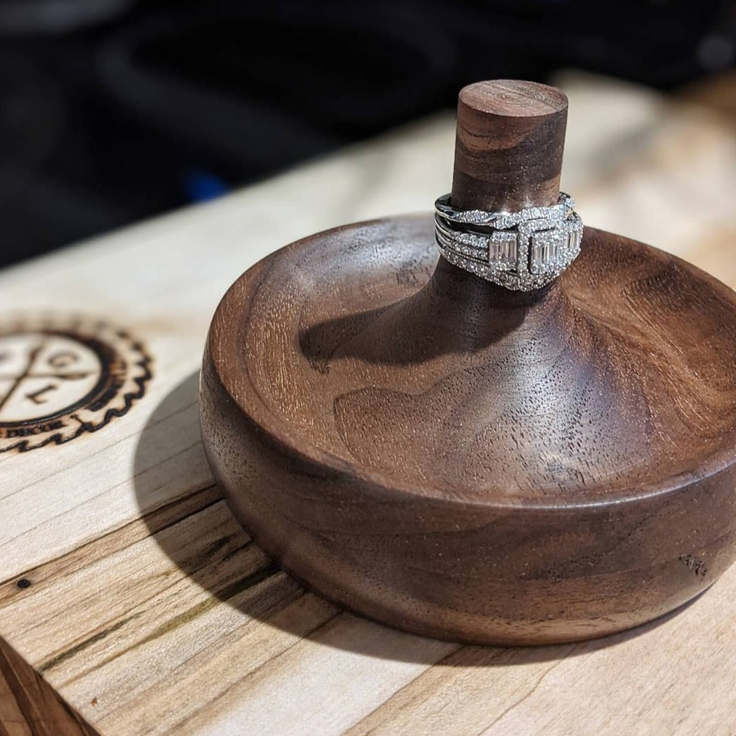 Wooden Ring Holder