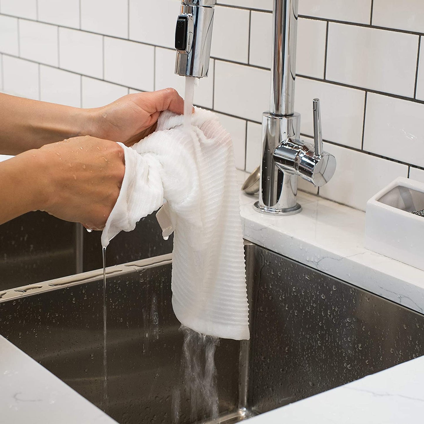 Ripple Dishcloths 2 Pack - White