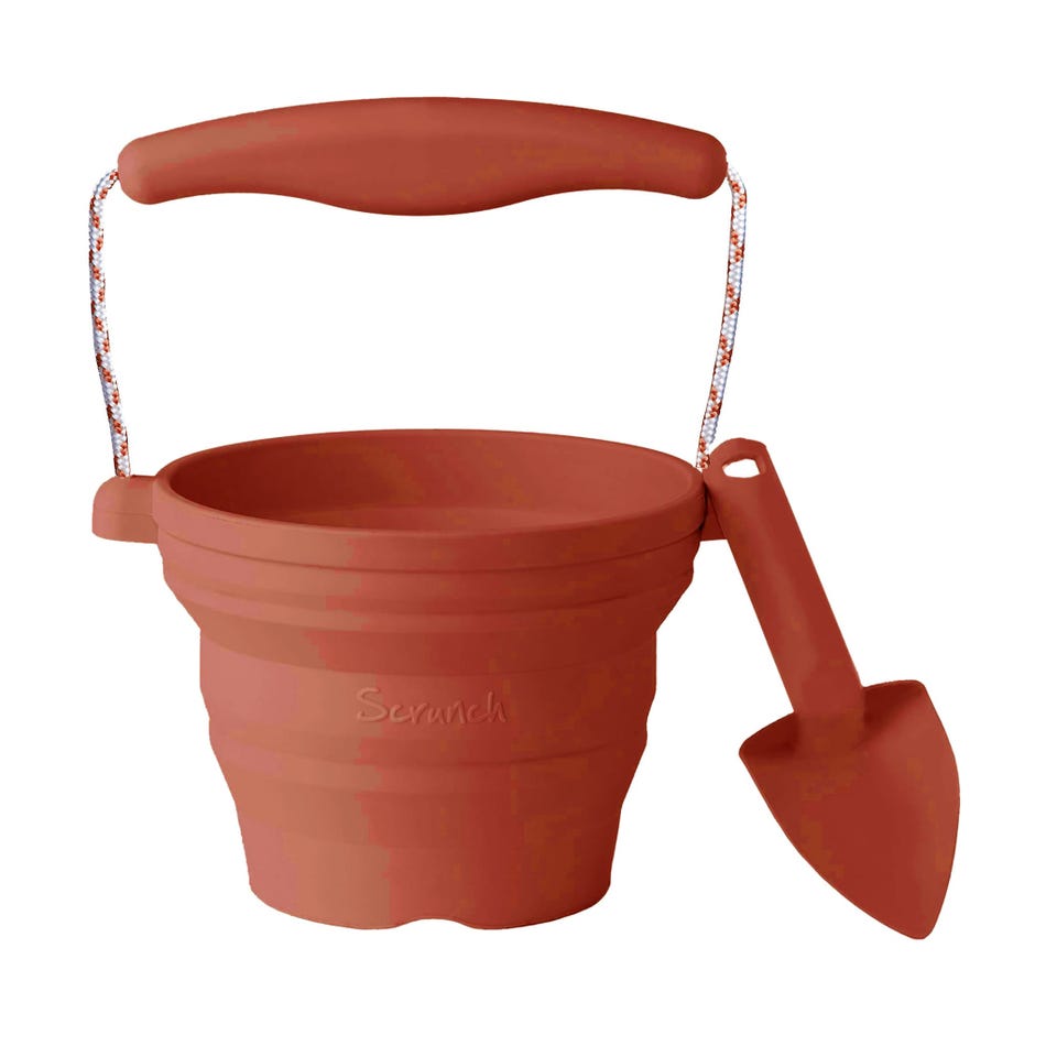 Scrunch Seedling Pot and Trowel Set