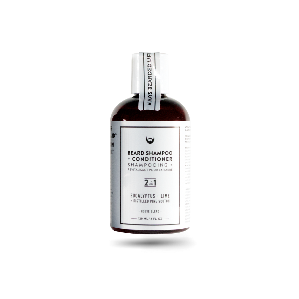 Beard Shampoo and Conditioner - Eucalyptus + Lime with Distilled Pine Scotch