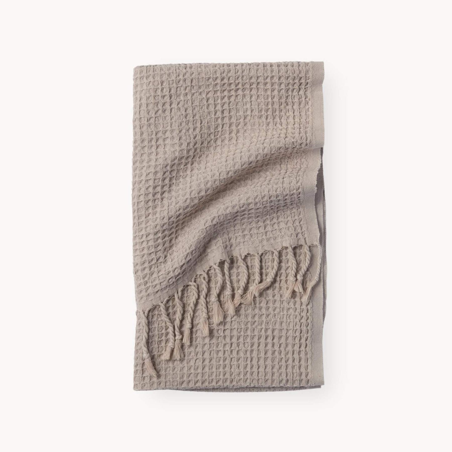 Stonewashed Waffle Hand Towel - Clay