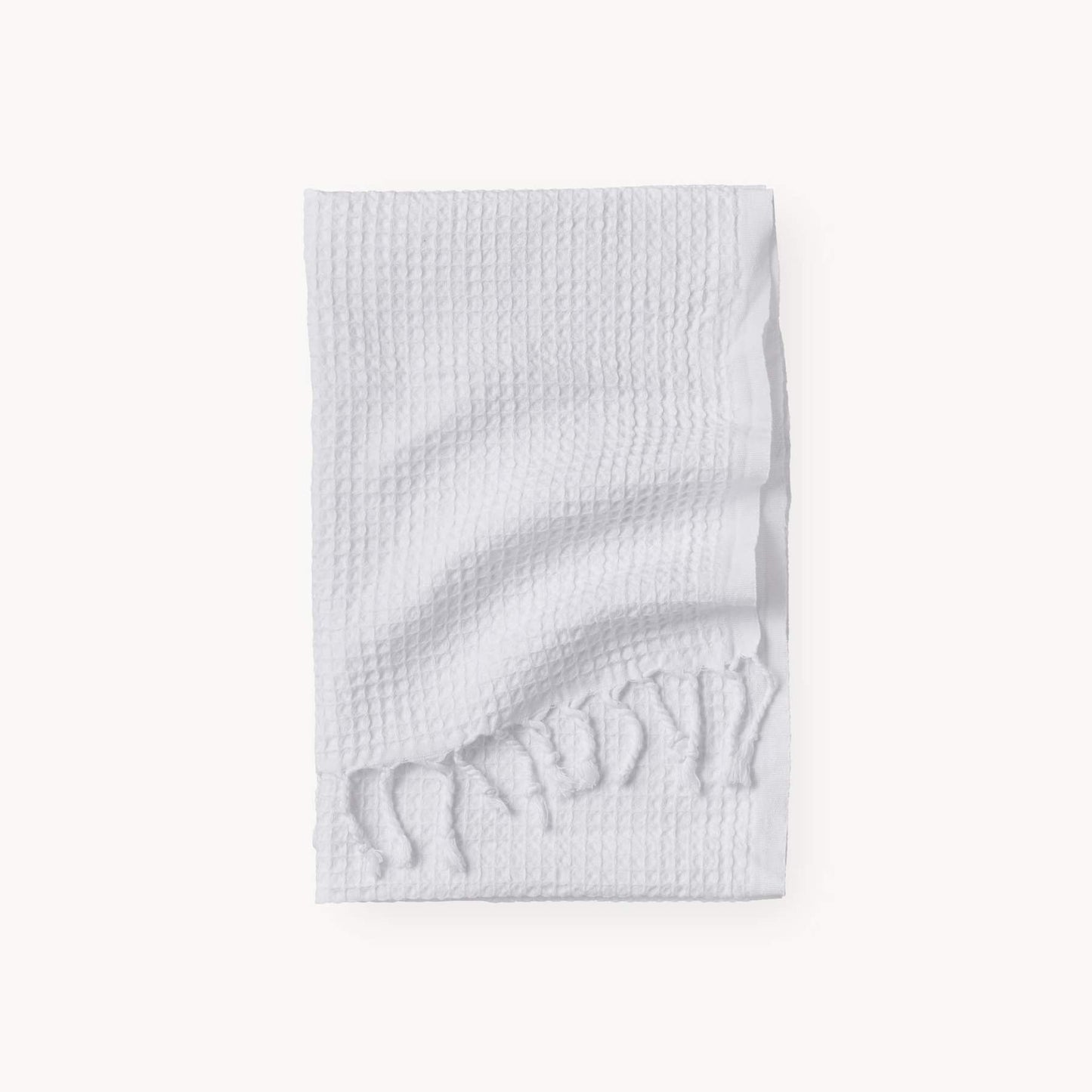 Stonewashed Waffle Hand Towel - Salt