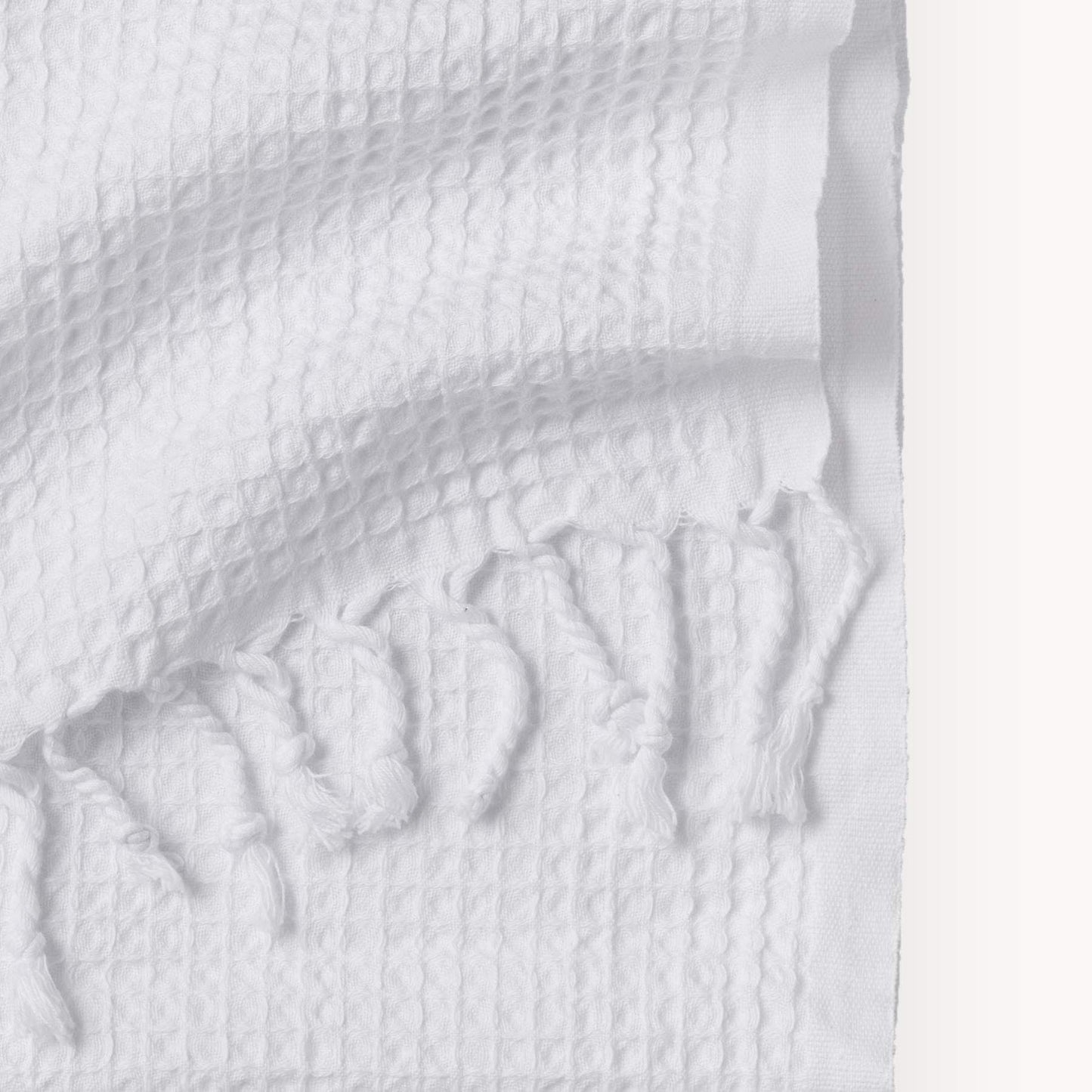 Stonewashed Waffle Hand Towel - Salt