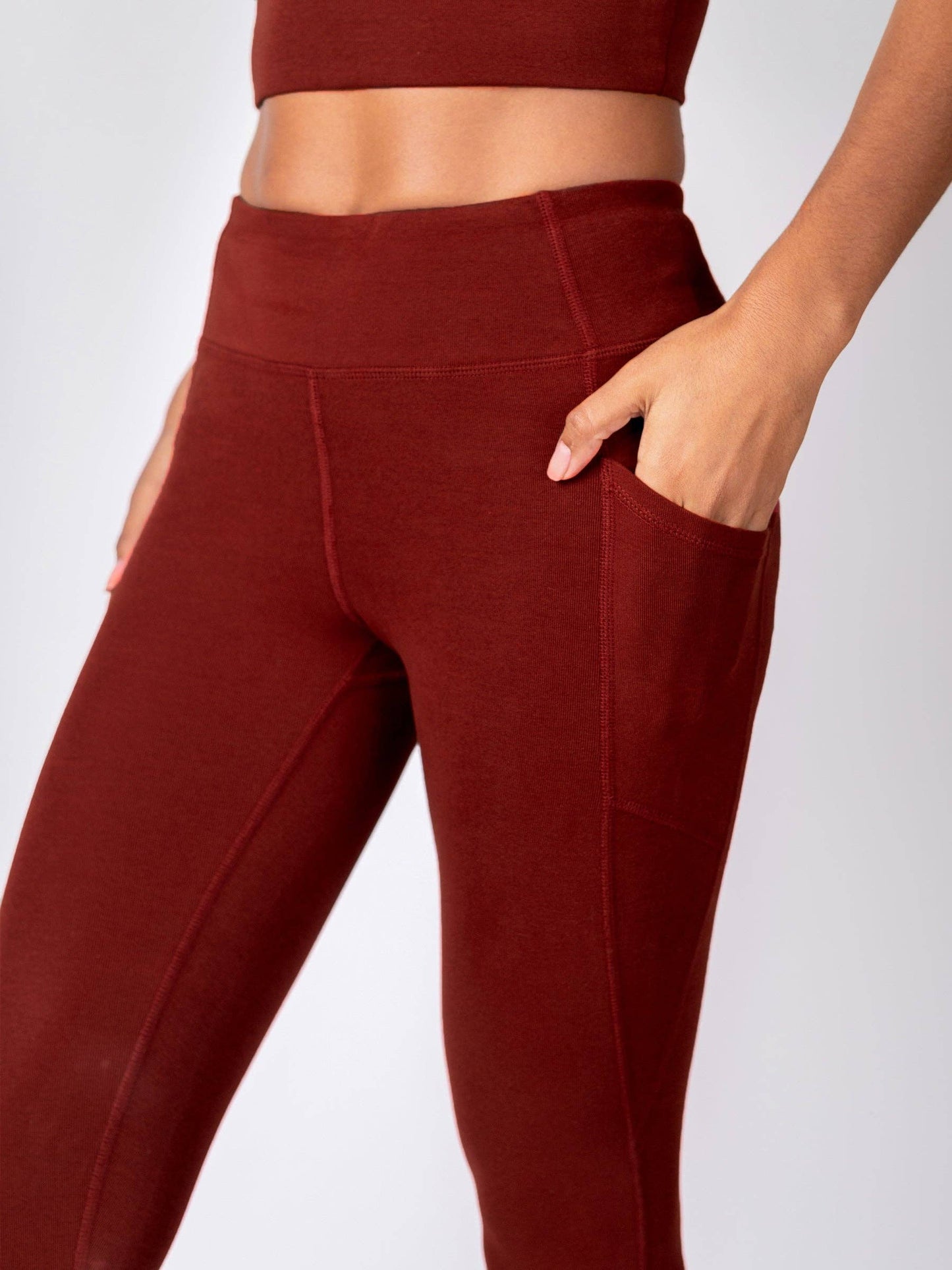 PlantTec™ Organic Leggings - Redwood