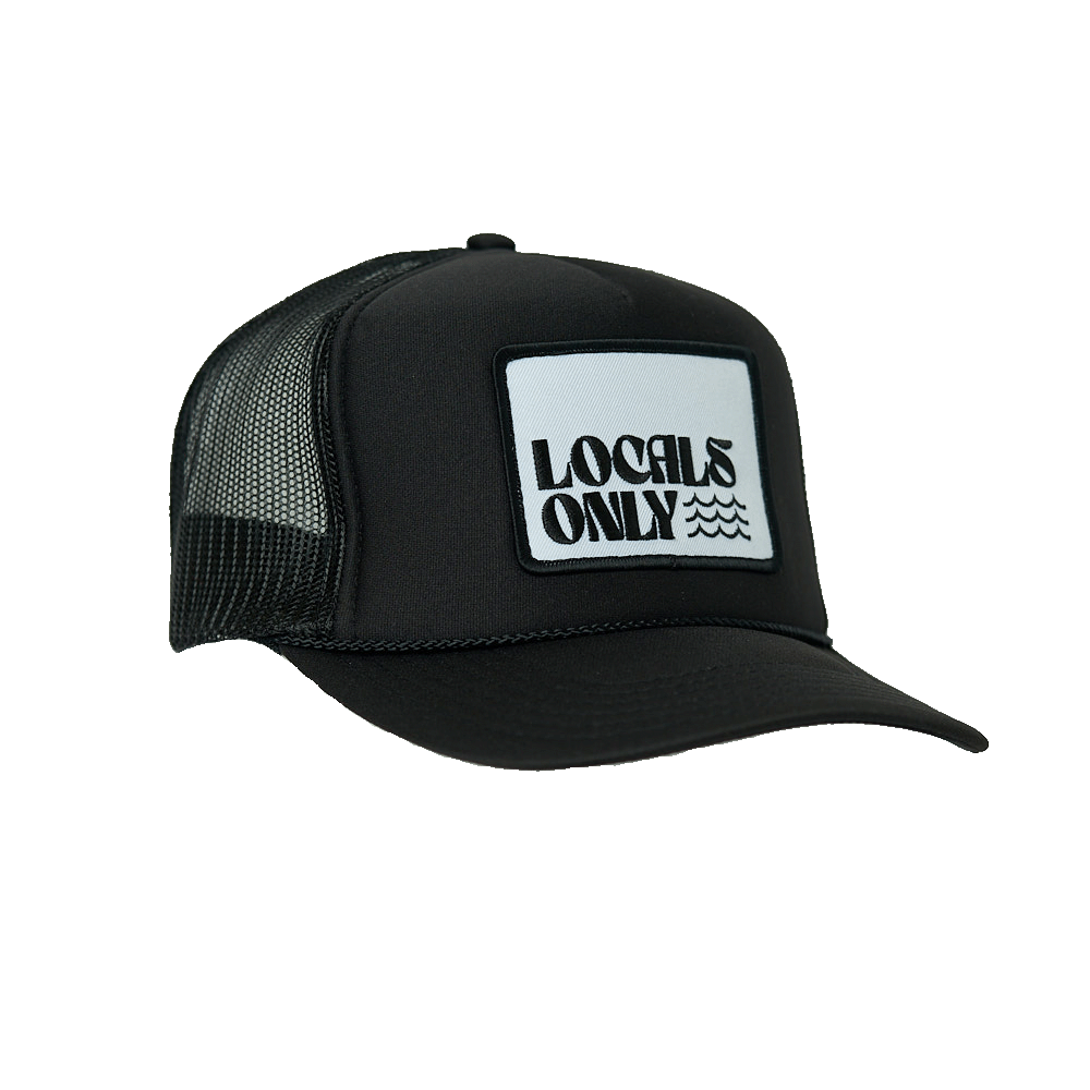 Locals Only Patch Trucker Hat - 3 Colours