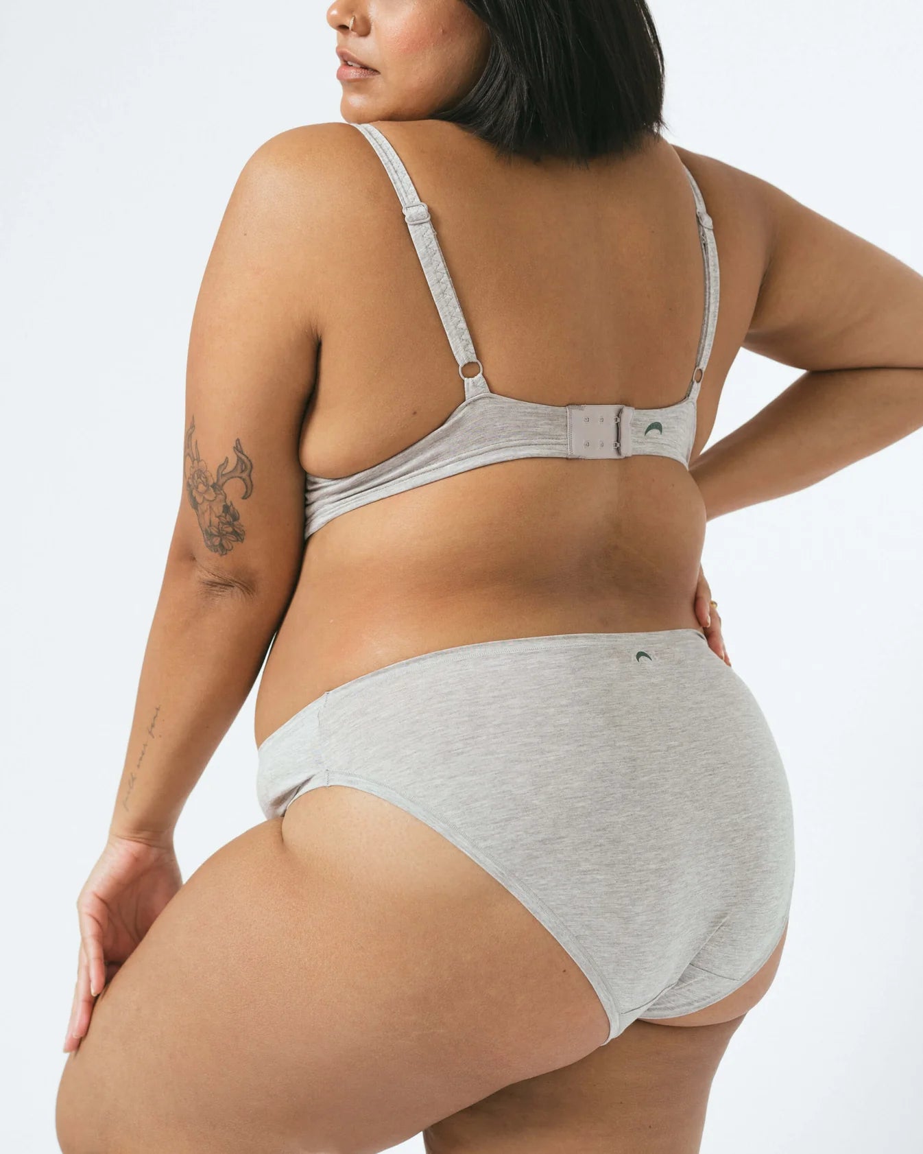 High Rise Bikini Mineral Underwear - Grey