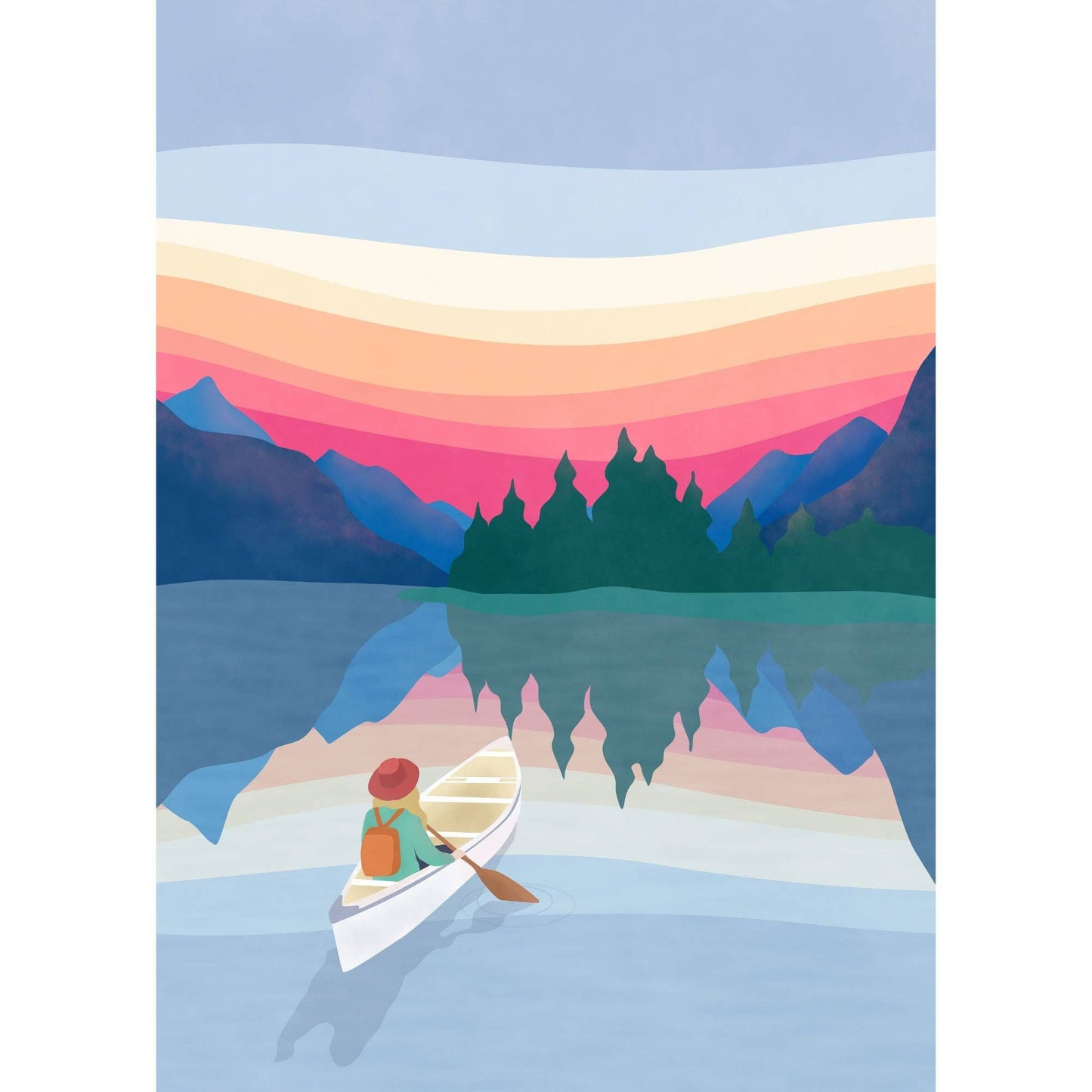Sunrise Paddle 1000-Piece Puzzle | Designed in QC Canada