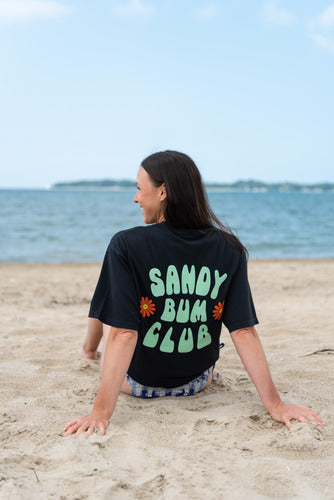 Sandy Bum Club Tee - Black