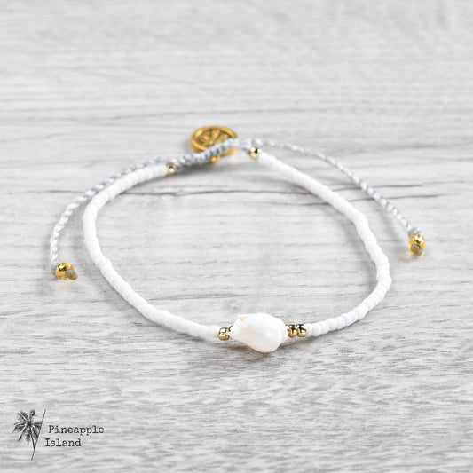 Maili Beach Beaded Bracelet, Surf Bracelet by Koh Surf