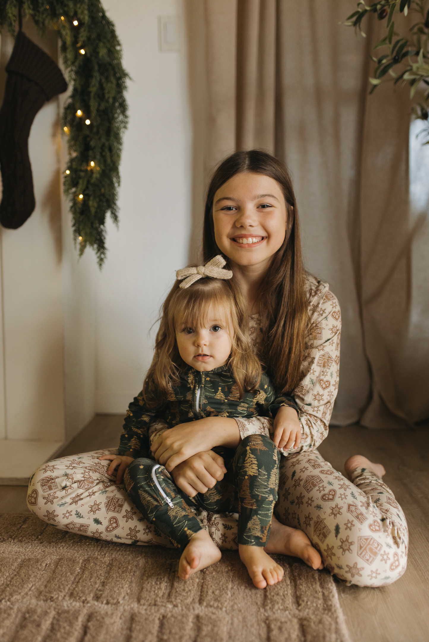 Holiday Bamboo Infant Onesie - Evergreen Glow