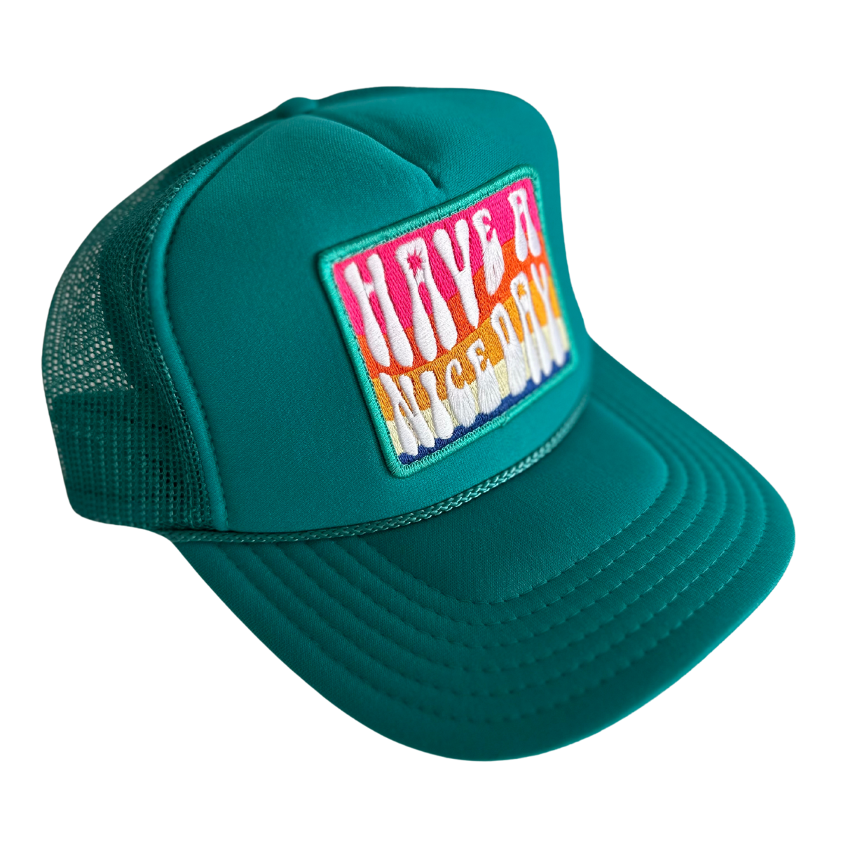 Have A Nice Day Patch Trucker Hat