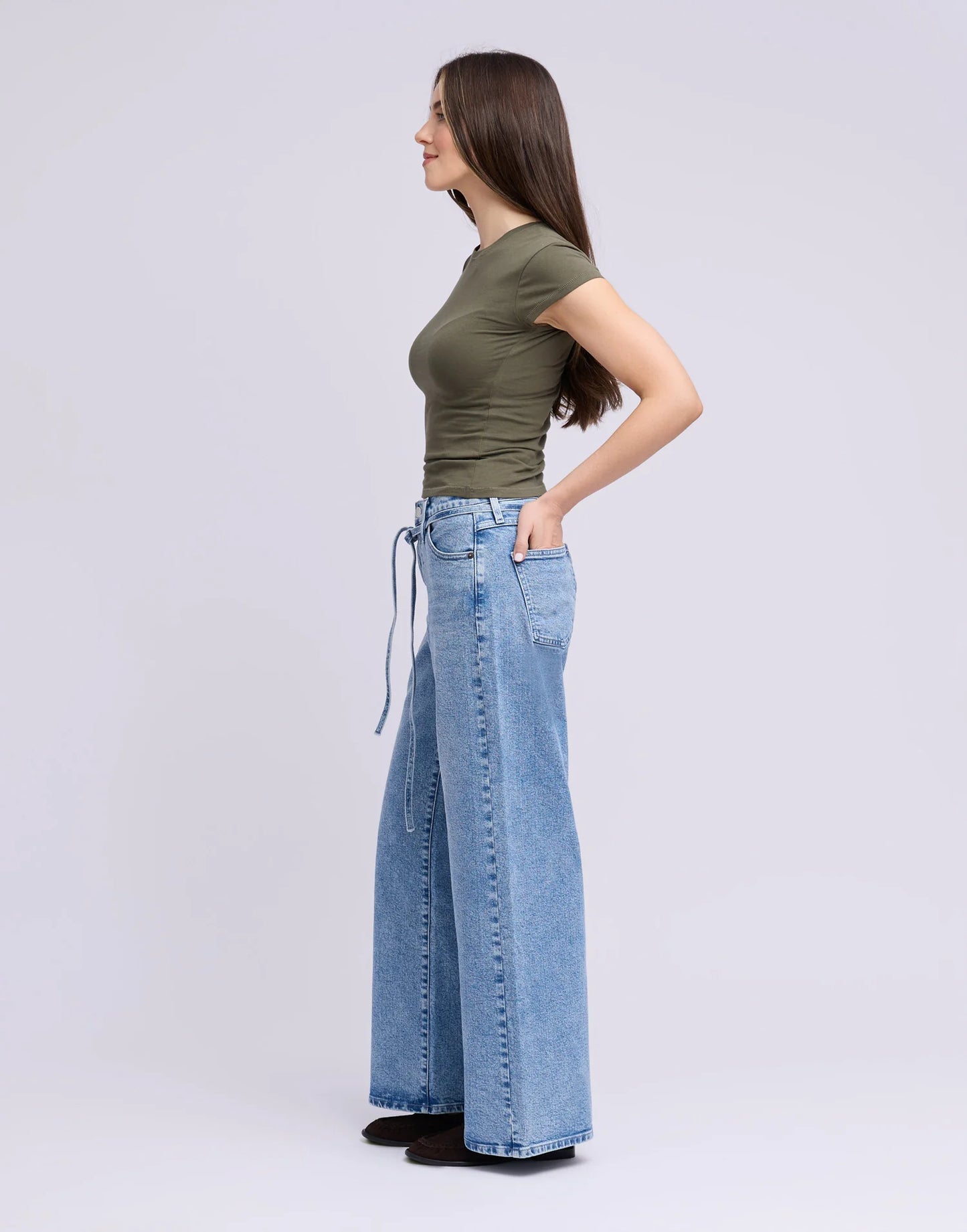 Lily Wide Leg Jeans - Jane