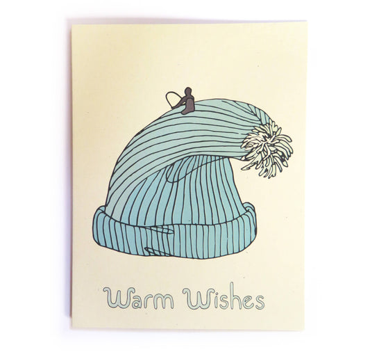 Warm Wishes Wave Hat Card