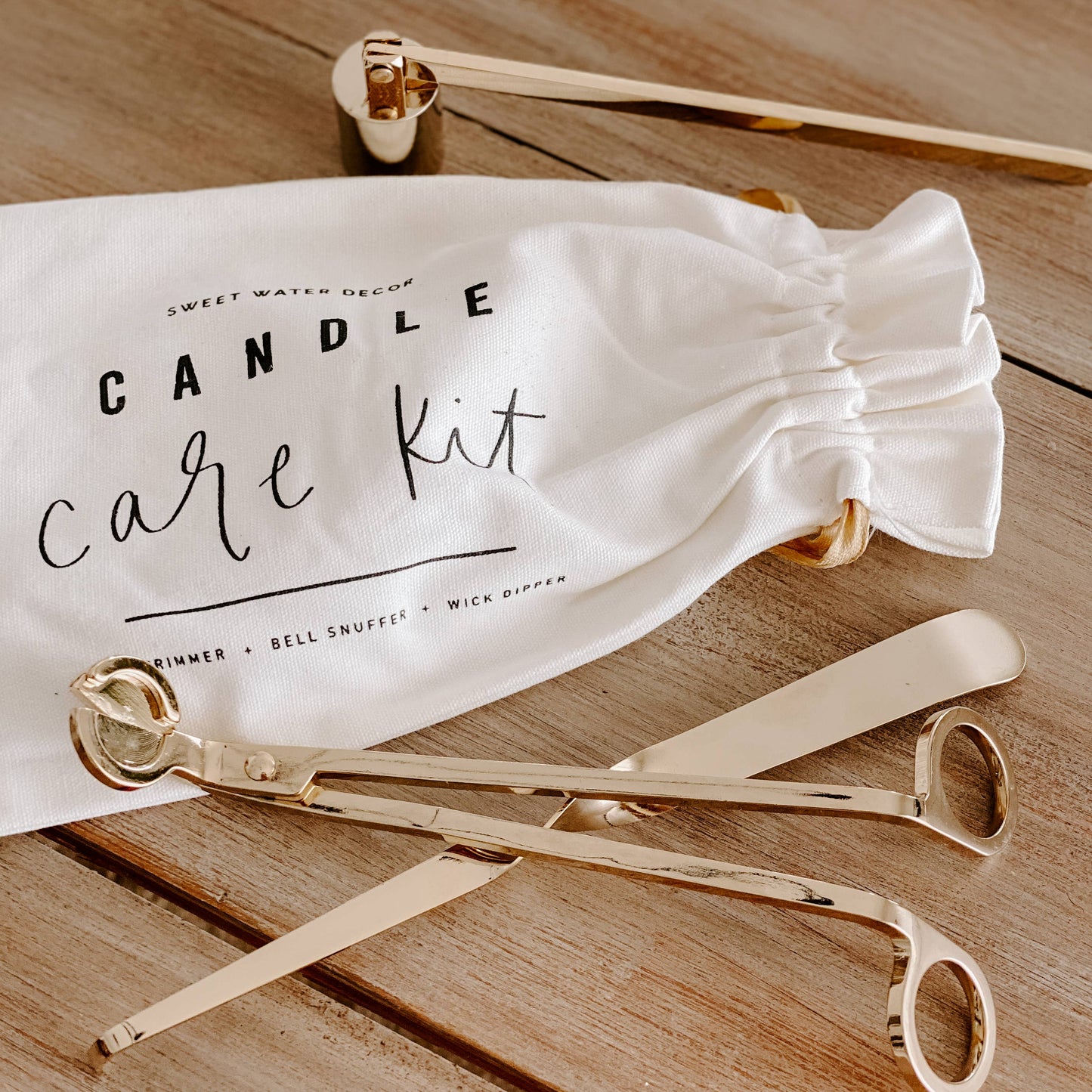 Candle Care Kit - Gold